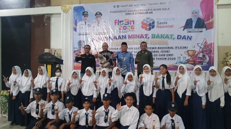 Puluhan Pelajar di Sula Ikut Festival LS3N dan OSN Tingkat Kabupaten