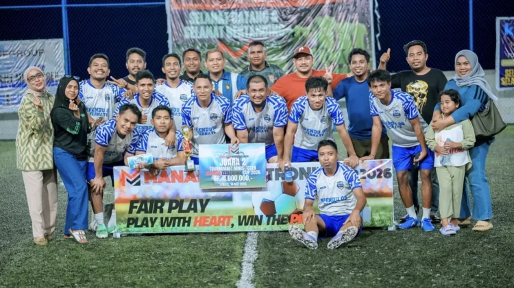 Spendu05 Ternate Runner-Up Turnamen Mini Soccer Manado Elektronik