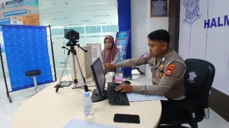 Sat Lantas Halbar Hadirkan Pelayanan SIM Cepat dan Transparan