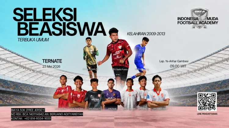 Dibuka di Ternate! Seleksi Beasiswa IMFA Cari Talenta Kelahiran 2009-2013