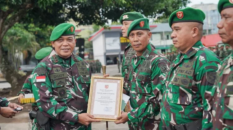 Prajurit Korem 152 Babullah Raih Penghargaan Hibah Lahan Halmahera Timur