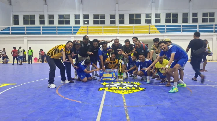 Tim Kantor UPP Tobelo Juarai Turnamen Futsal Eksebisi