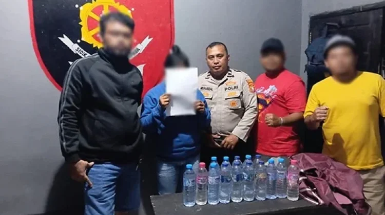 Polsek Ternate Utara Amankan Minuman Keras Ilegal