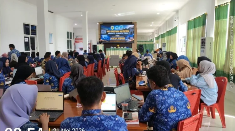 Pemkab Halteng Perkuat Digitalisasi Arsip lewat Evaluasi SRIKANDI