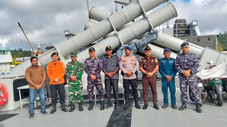 Wabup Kepulauan Sula Sambut Ekspedisi Rupiah Berdaulat 2026 di Dermaga Sanana