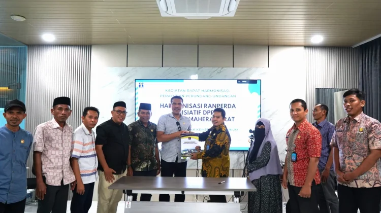 Kemenkum Malut Harmonisasi Ranperda Kampung dan Pemberdayaan Nelayan Halbar