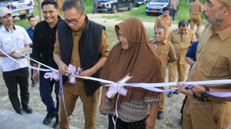 Rumah Baru di Weda Hadirkan Harapan Baru bagi Keluarga Miskin
