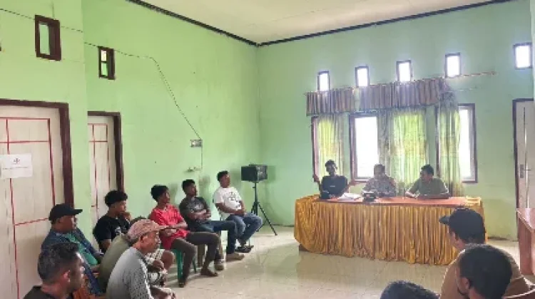 Polsek Morselbar Mediasi Damai Konflik Pemuda Antar Desa