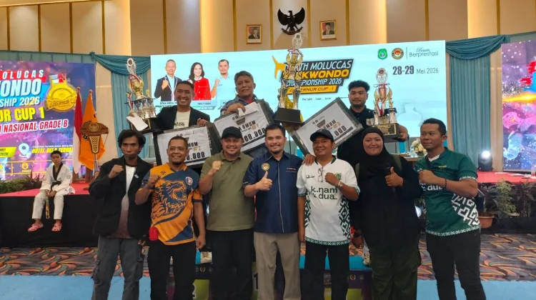 Maluku Utara Juara Umum Taekwondo Championship Gubernur Cup I