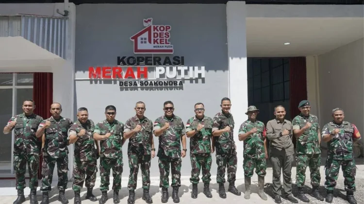 Pangdam XV/Pattimura Tinjau KDKMP Soakonora