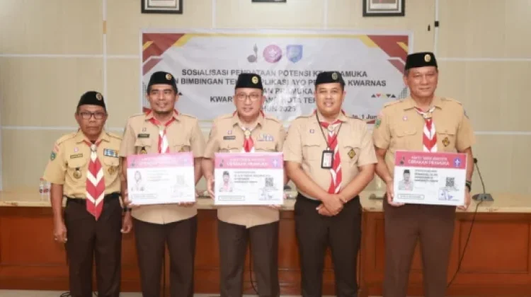 Sosialisasi KTA dan Bintek Aplikasi Ayo Pramuka di Kwarcab Kota Ternate