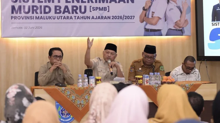 Dikbud Malut Uji Coba SPMB, Wagub Tegaskan Bebas Titipan