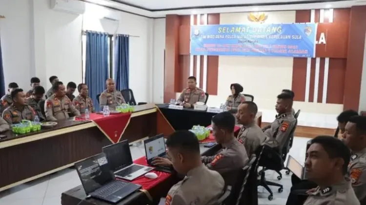 Tim Biro Rena Polda Maluku Utara Kunjungi Polres Sula