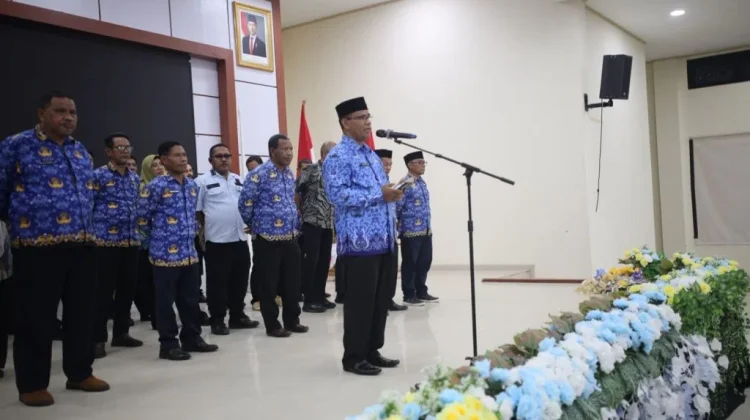 Bupati Halteng Alihkan Program WFH Menjadi Gerakan Bersih Kota
