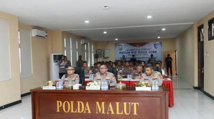 Polda Malut Matangkan Persiapan Operasi Patuh Kie Raha