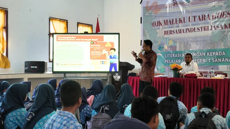 Cegah Judi Online dan Keuangan Ilegal, OJK Edukasi Pelajar di Kepulauan Sula