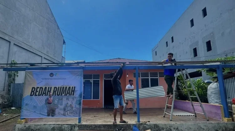 Ditjenpas Malut Bedah Rumah Warga Demi Kesejahteraan