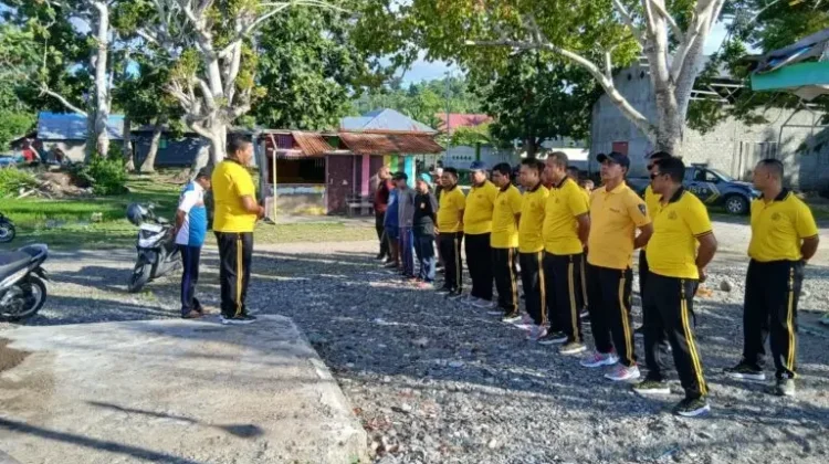 Sambut HUT ke-80, Polres Sula Baksos di Kawasan Wisata Desa Pastina