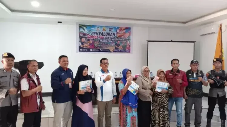 Kemensos Salurkan Bantuan PKH dan BPNT kepada 2.356 KPM