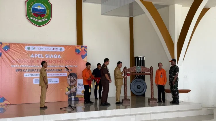 Bupati Haltim Canangkan Sensus Ekonomi 2026, Warga Diajak Dukung Pendataan