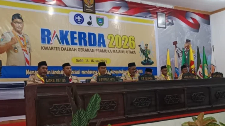 Digitalisasi Pendataan Anggota dalam Rakerda Kwarda Pramuka Maluku Utara