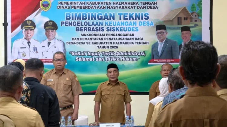 Wabup Halteng Buka Bimtek Siskeudes untuk Perkuat Tata Kelola Desa