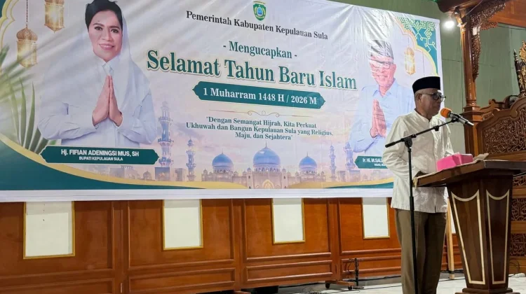 1 Muharram 1448 H, Pemkab Sula Gelar Tabligh Akbar di Masjid Al Istiqomah