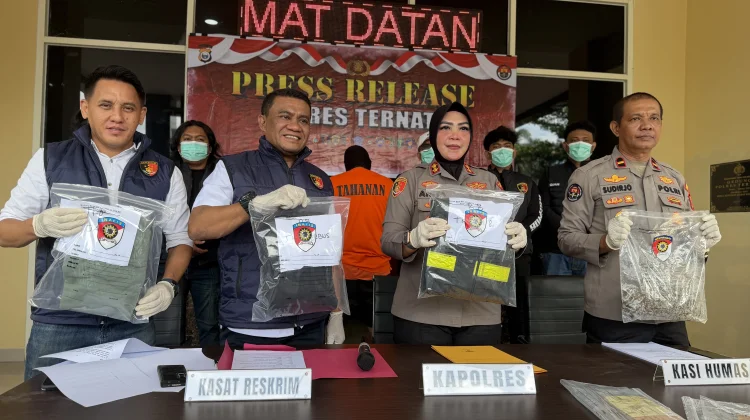 Beraksi di 11 TKP, Pelaku Begal Payudara Diringkus Polres Ternate