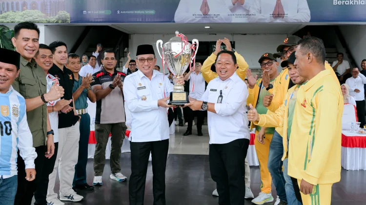 Wali Kota Ternate Sambut Juara Umum Porprov V Maluku Utara