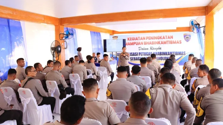 Polda Malut Tingkatkan Kapasitas Bhabinkamtibmas Sebagai Polisi Penolong