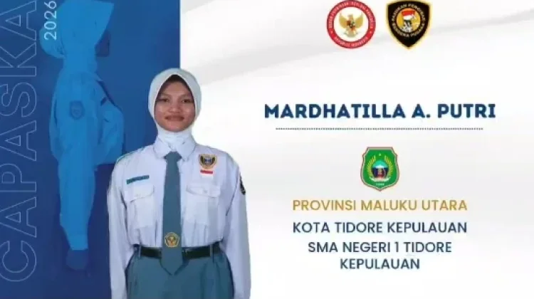 Hebat! Siswi SMAN 1 Tidore Jadi Anggota Paskibraka Nasional 2026