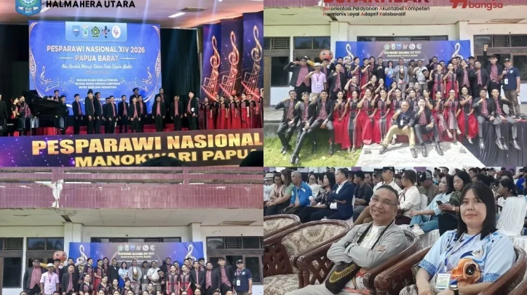 Kontingen Maluku Utara Tampil pada Pesparawi Nasional