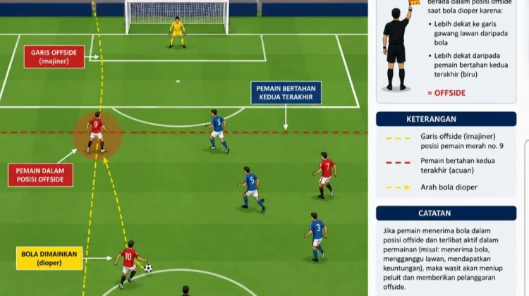 Mengenal Aturan Offside dalam Permainan Sepak Bola