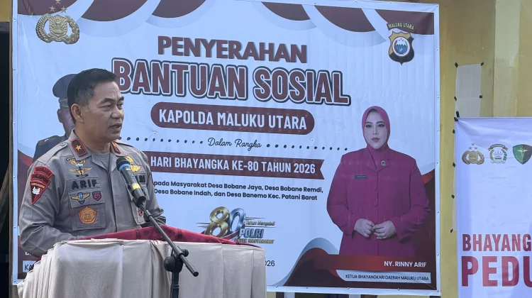 Serahkan Bantuan Hari Bhayangkara, Warga Sibenpopo Diminta Jaga Kamtibmas