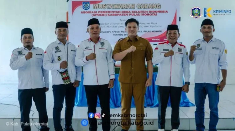 Pemkab Morotai Dorong Muscab APDESI Perkuat Sinergi Pembangunan Desa