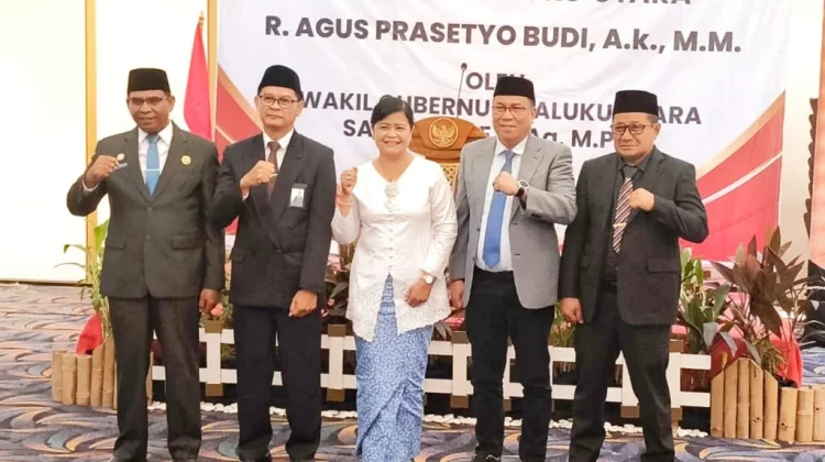Sekda Halteng Hadiri Pengukuhan Kepala BPKP Malut, Perkuat Sinergi