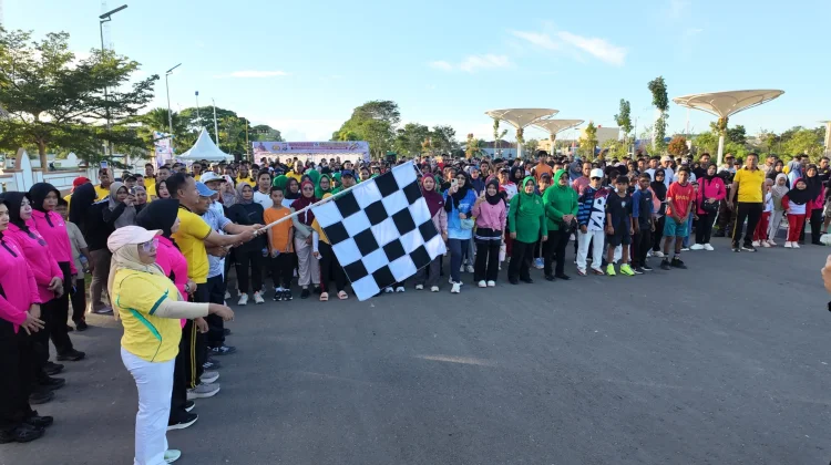 Polres Halteng Gelar Car Free Day Sambut Hari Bhayangkara