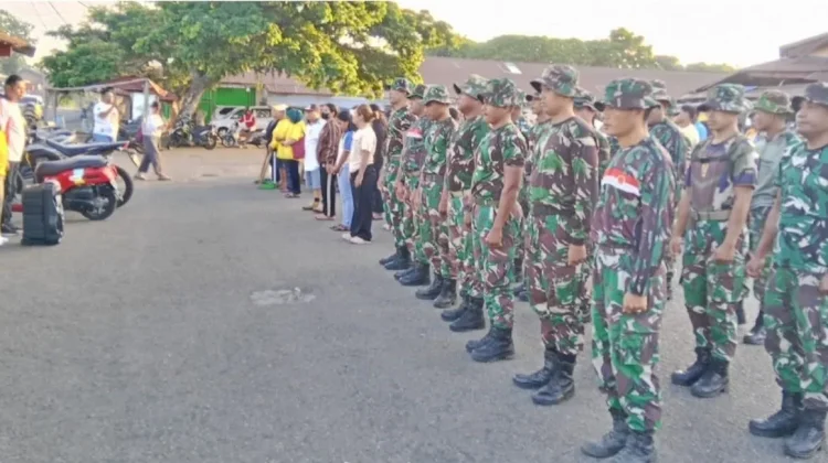 Kodim 1508/Tobelo  Komitmen Dukung Pembangunan Daerah