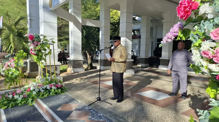 Wakil Bupati Sula Bertindak Sebagai Pembina Upacara Harganas Tahun 2026