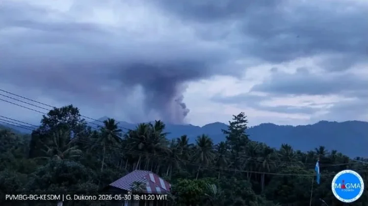 Erupsi 1.000 Meter, Masyarakat Diminta Tetap Patuhi Rekomendasi PGA Dukono