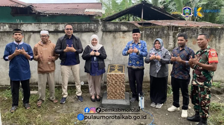 BPJS Kesehatan Bangun Sumur Bor untuk Warga Desa Dehegila Morotai