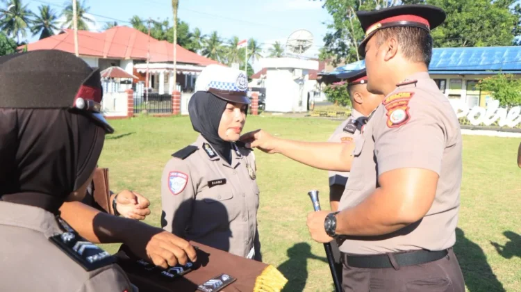 Polres Halbar Naikkan Pangkat 55 Personel Periode Juli 2026