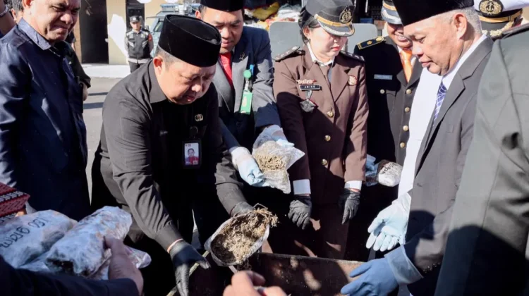 Wawali Ternate Hadiri Pemusnahan Miras Hasil Operasi Kepolisian