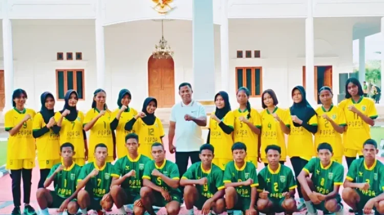 Puluhan Atlet Popda Sula Siap Bertolak ke Ternate