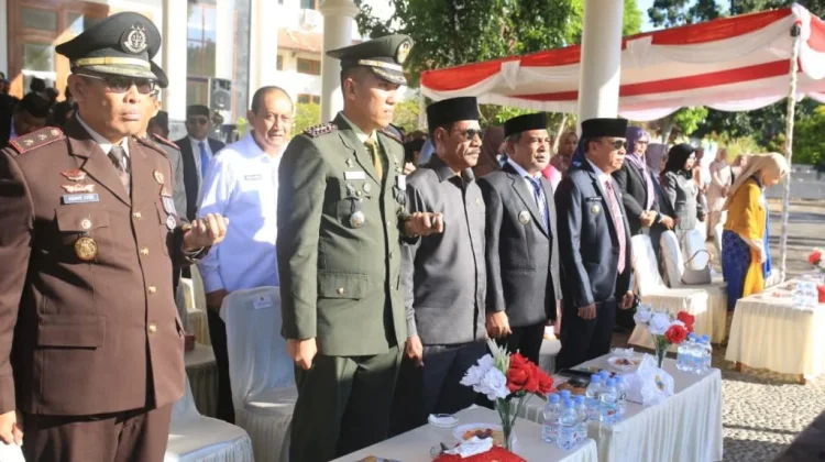 Bupati Ikram Ajak Perkuat Sinergi pada Peringatan HUT Bhayangkara Ke-80