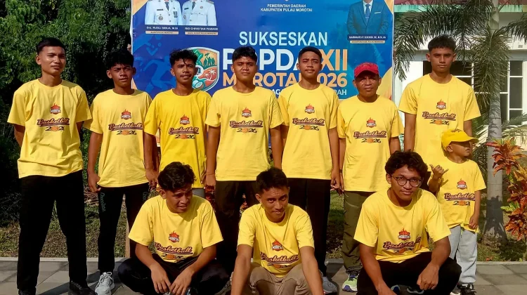 Target Emas di Popda XII, 108 Atlet Morotai Jalani TC