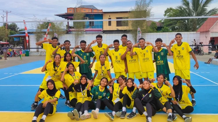 Voli Putri Halmahera Timur Dibekuk Kepulauan Sula 0-3