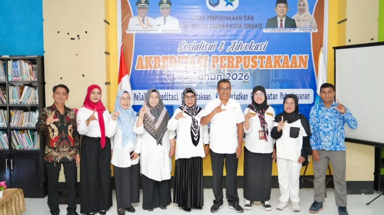 Dispersip Ternate Dorong Peningkatan Mutu Melalui Akreditasi Perpustakaan
