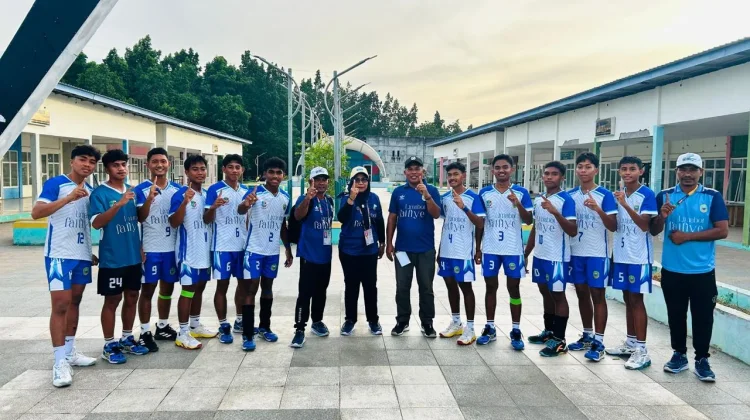 Tekuk Halteng 3-0, Voli Putra Haltim Melaju ke Final POPDA XII Malut