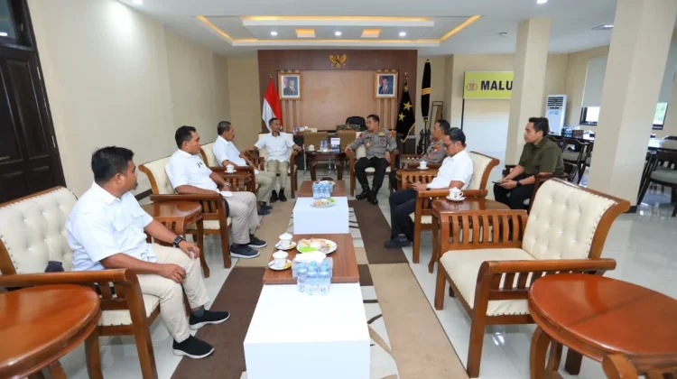 Kapolda Maluku Utara Perkuat Sinergi Bersama DPD Gerindra Malut